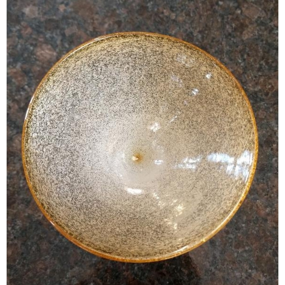 Artland-Hand Blown Citrine Bubble Martini Glass🍸 - Picture 2 of 3